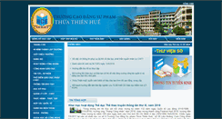 Desktop Screenshot of cdsphue.edu.vn